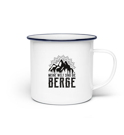 Meine Welt sind die Berge - Emaille Tasse berge Default Title