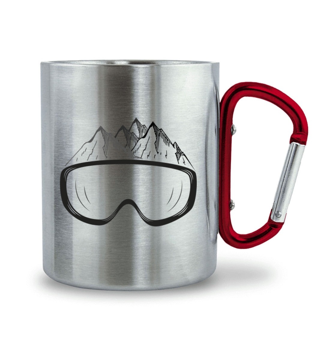 Wintersporteln - Karabiner Tasse ski 330ml