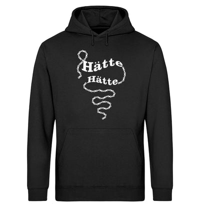 Hätte Hätte Fahrradkette - Unisex Organic Hoodie fahrrad mountainbike Schwarz