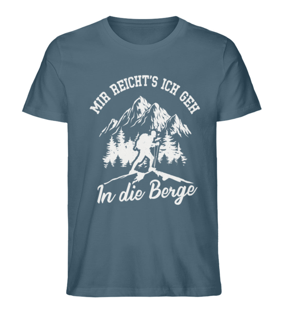 Mir reichts ich geh in die Berge - Herren Premium Organic T-Shirt berge wandern Stargazer