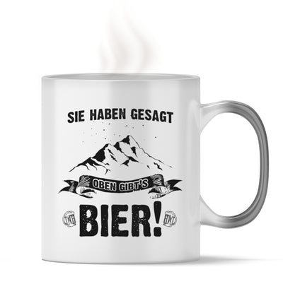 Sie haben gesagt oben gibts Bier - Zauber Tasse berge wandern Default Title