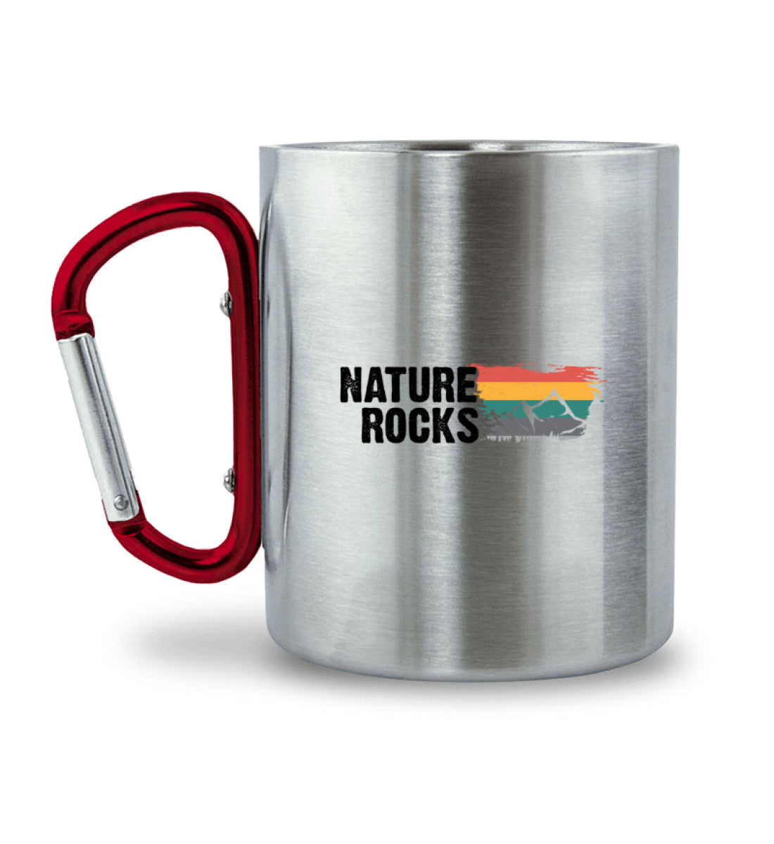 Nature Rocks - Karabiner Tasse berge camping wandern