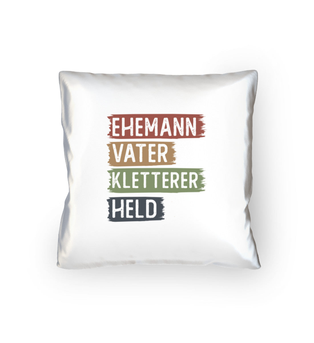 Ehemann, Vater, Kletterer, Held - Kissen (40x40cm) klettern mountainbike Default Title