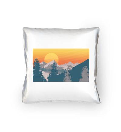 Berglandschaft und Sonne - Kissen (40x40cm) berge camping mountainbike Default Title