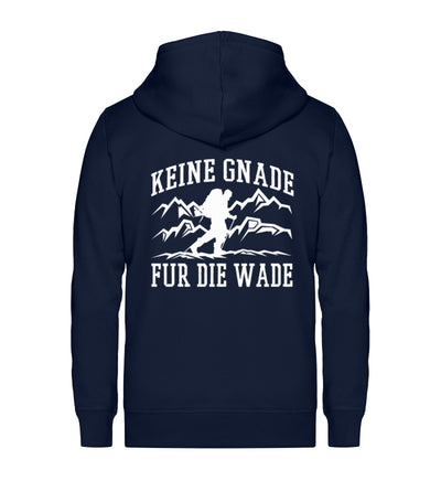 Keine Gnade, für die Wade - Unisex Premium Organic Sweatjacke wandern Navyblau