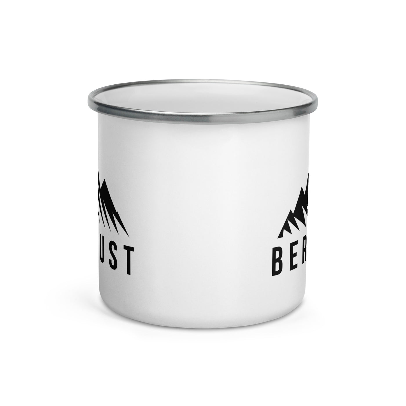 Berglust Logo - Emaille Tasse