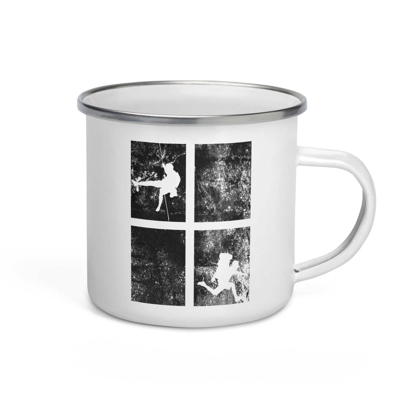 4 Rectangles - Climbing - Emaille Tasse klettern Default Title