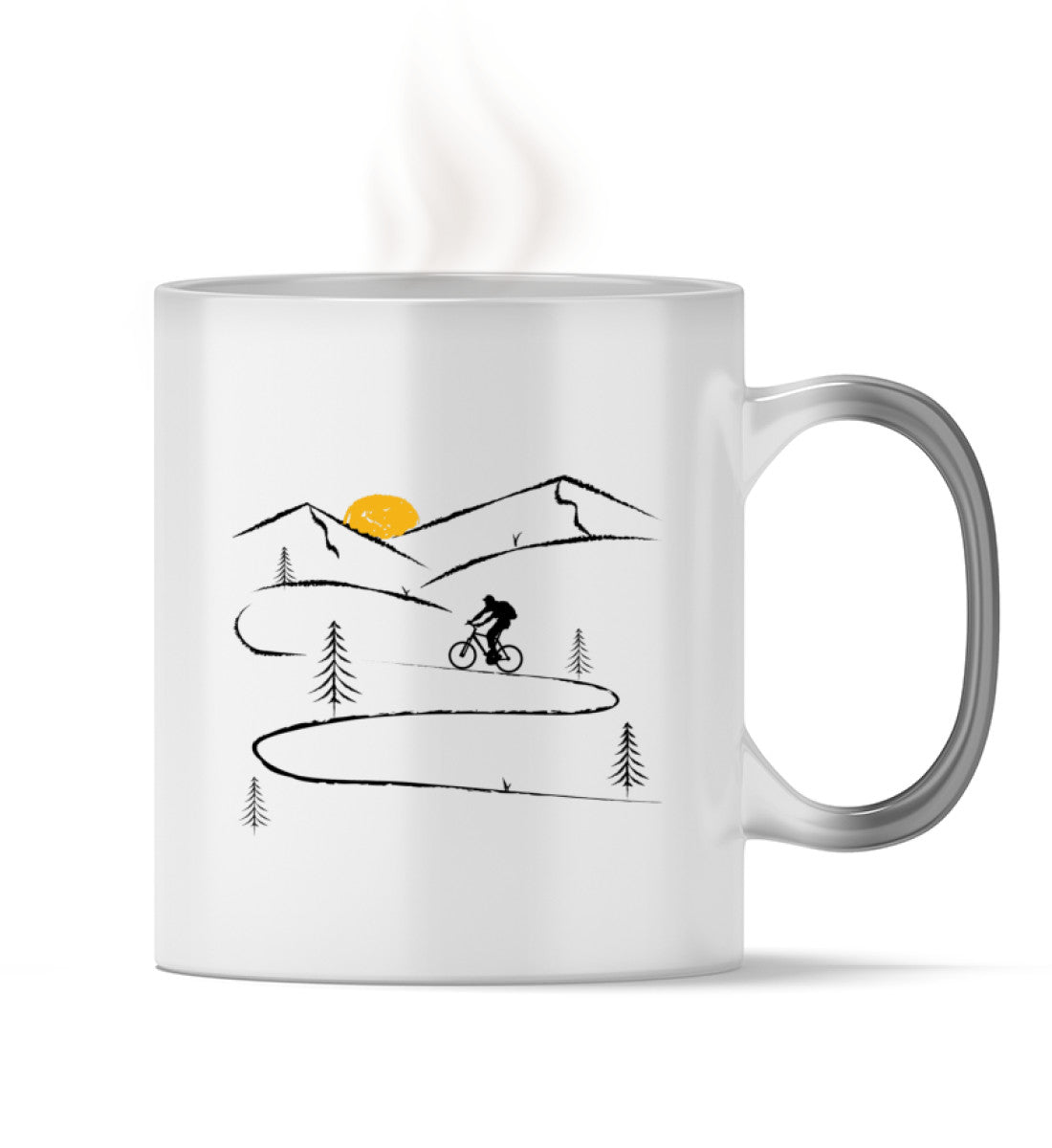 Kurvenbiker - Zauber Tasse fahrrad mountainbike Default Title