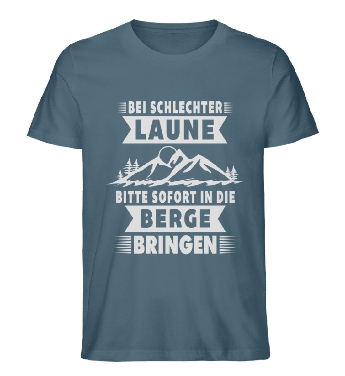 Bitte sofort in die Berge bringen - Herren Premium Organic T-Shirt berge wandern Stargazer