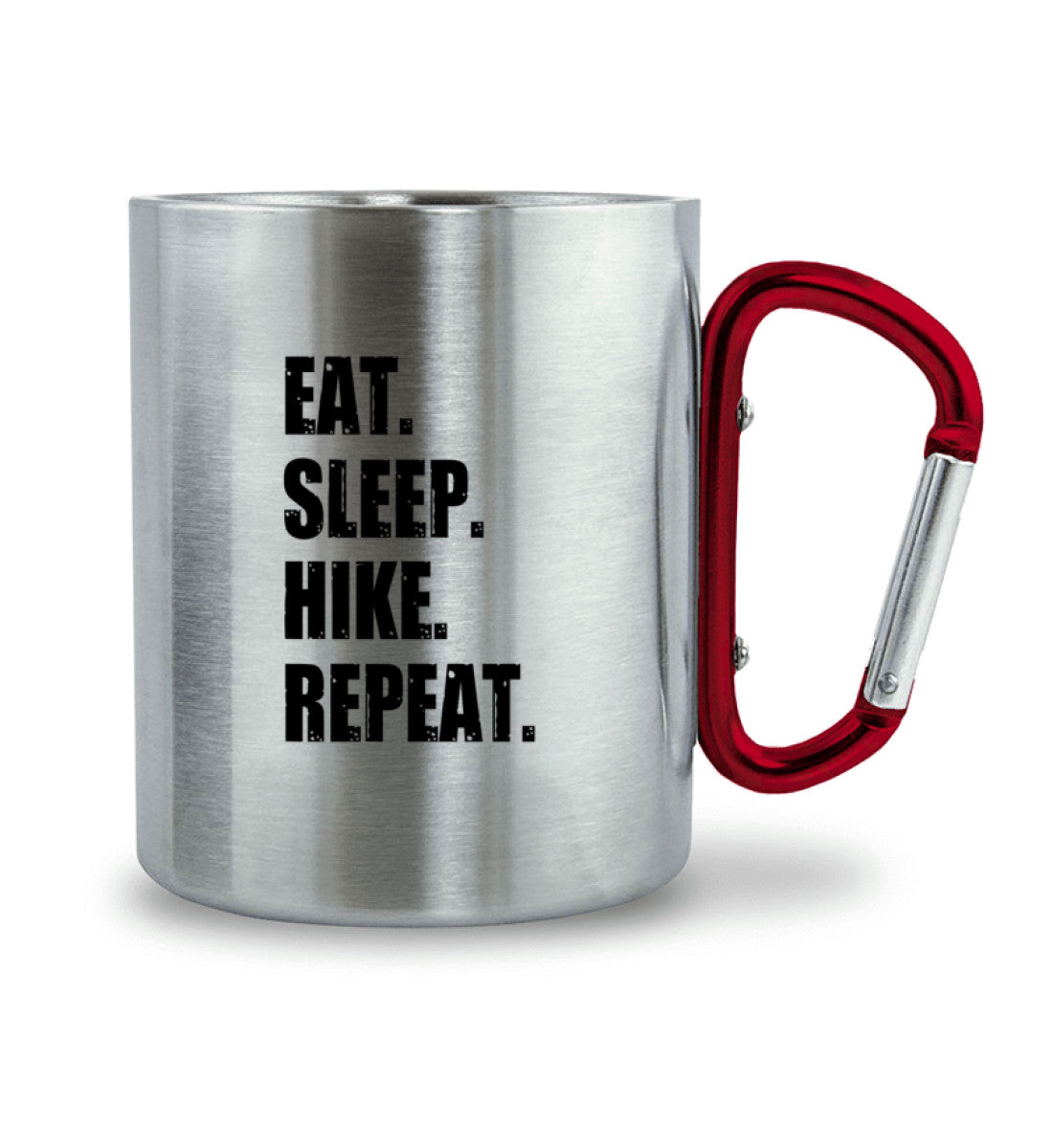 Eat Sleep Hike Repeat - Karabiner Tasse wandern 330ml