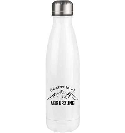 Ich kenne da ne Abkürzung - Edelstahl Thermosflasche berge wandern 500ml