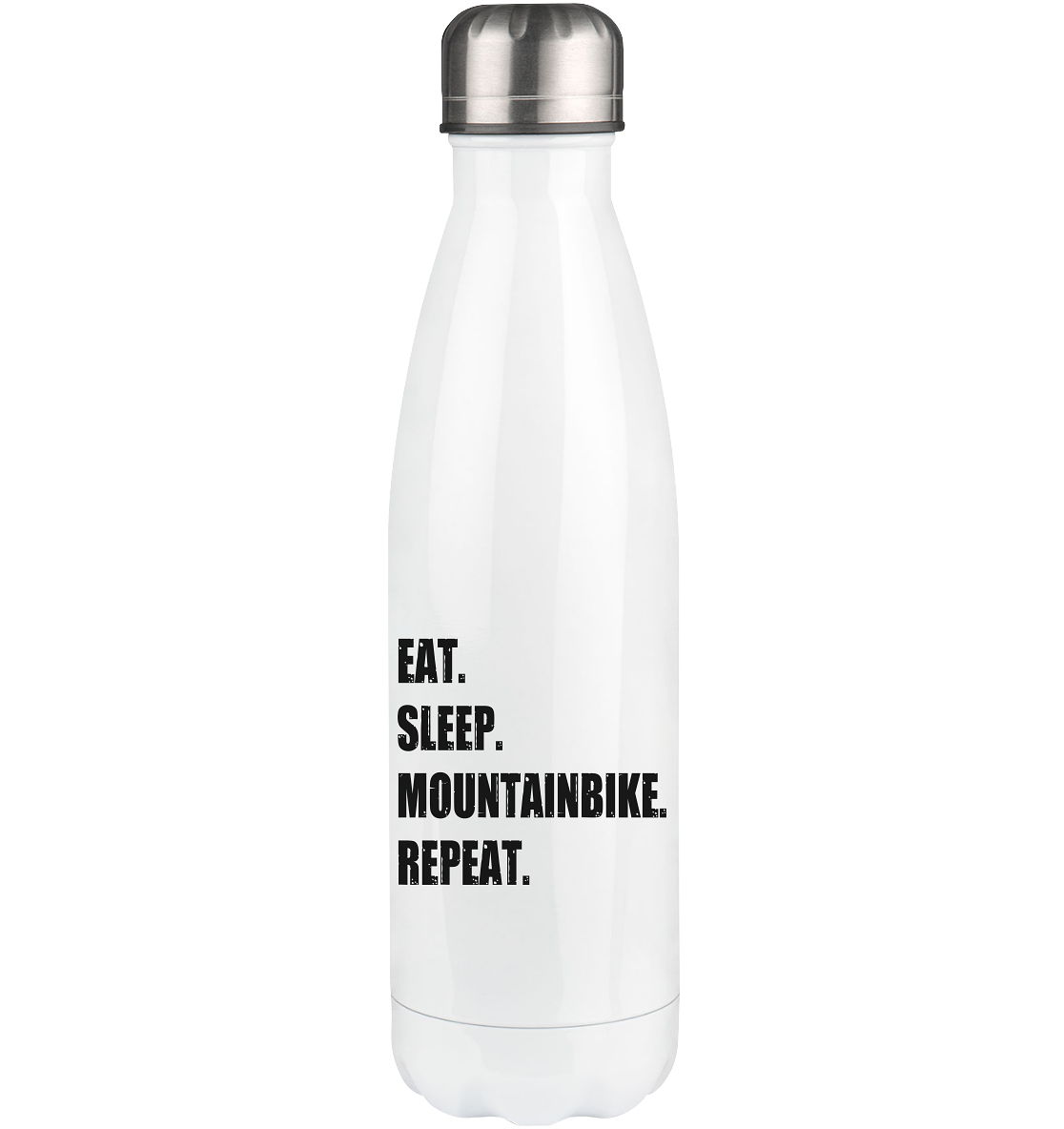 Eat Sleep Mountainbike Repeat - Edelstahl Thermosflasche mountainbike 500ml