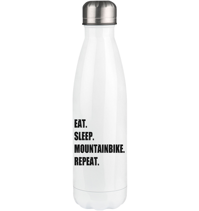 Eat Sleep Mountainbike Repeat - Edelstahl Thermosflasche mountainbike 500ml