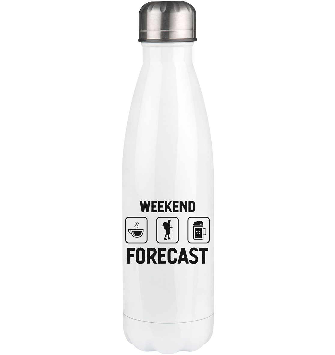 Weekend Forecast - Edelstahl Thermosflasche wandern 500ml