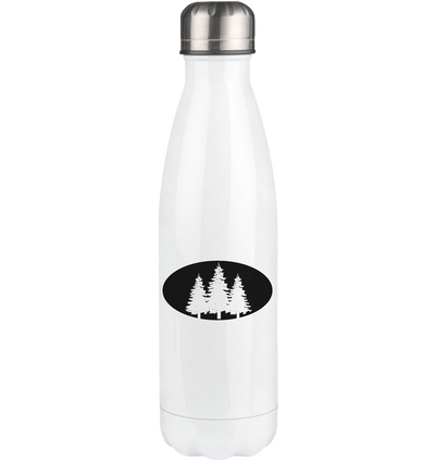 Semicircle and Trees - Edelstahl Thermosflasche camping UONP 500ml