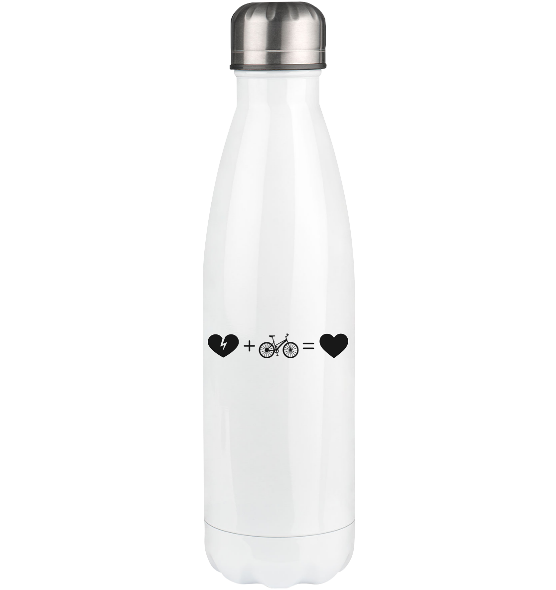 Broken Heart Heart and Cycling - Edelstahl Thermosflasche fahrrad 500ml