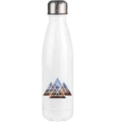 Berge Abstrakt - Edelstahl Thermosflasche berge wandern 500ml