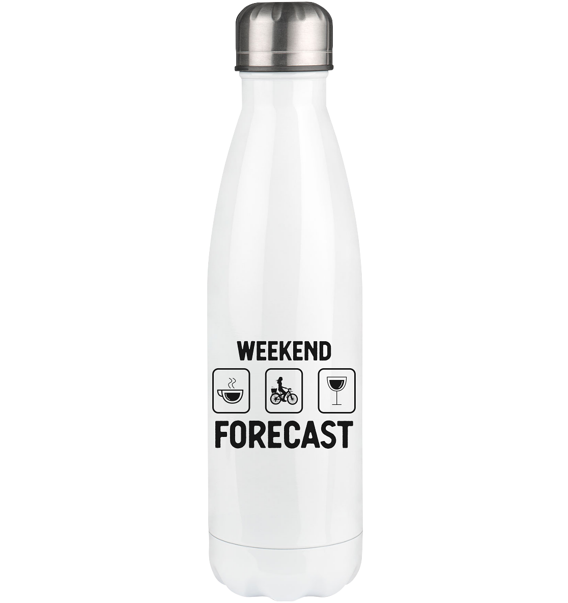 Weekend Forecast 2 - Edelstahl Thermosflasche fahrrad 500ml