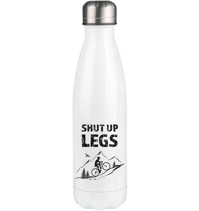 Shut up Legs - Edelstahl Thermosflasche mountainbike 500ml