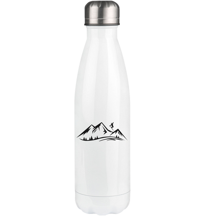 Mountain and Skiing - Edelstahl Thermosflasche klettern ski 500ml