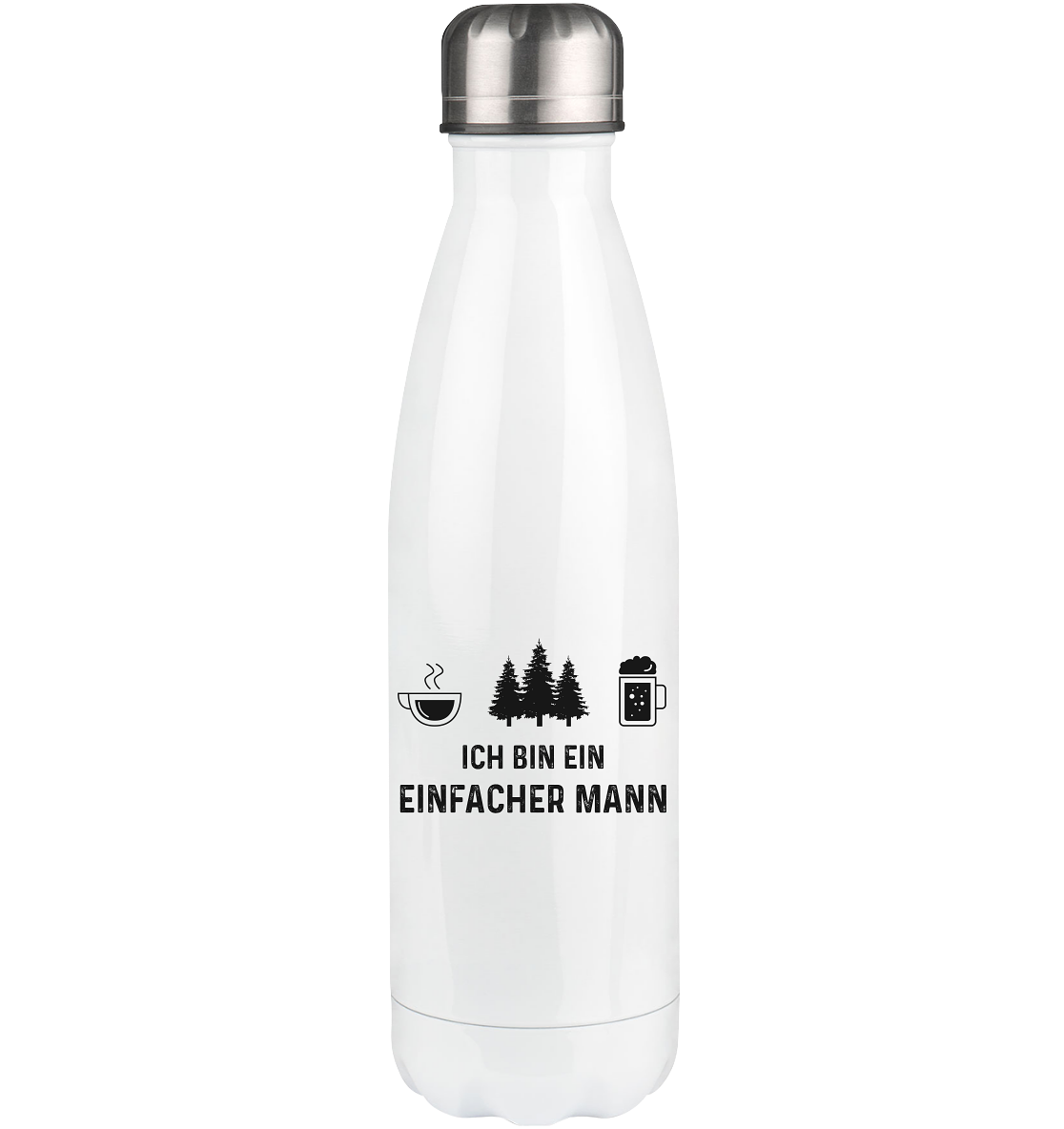 Ich Bin Ein Einfacher Mann 3 - Edelstahl Thermosflasche camping UONP 500ml