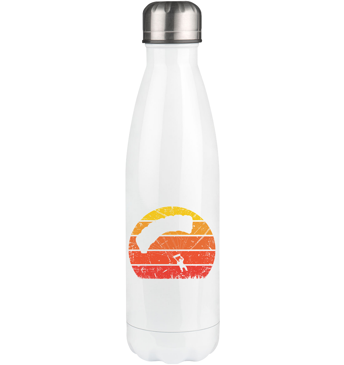 Vintage Sun and Paragliding - Edelstahl Thermosflasche berge 500ml