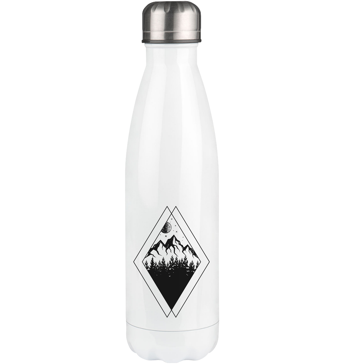 Gebirge - Geometrisch - Edelstahl Thermosflasche berge 500ml