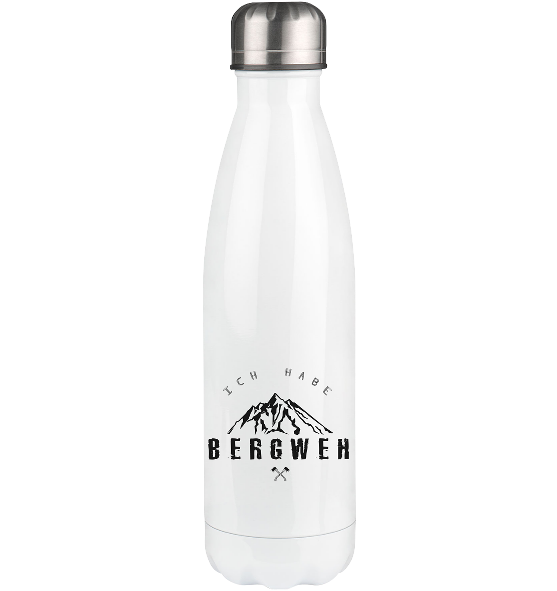 Bergweh - Edelstahl Thermosflasche berge 500ml