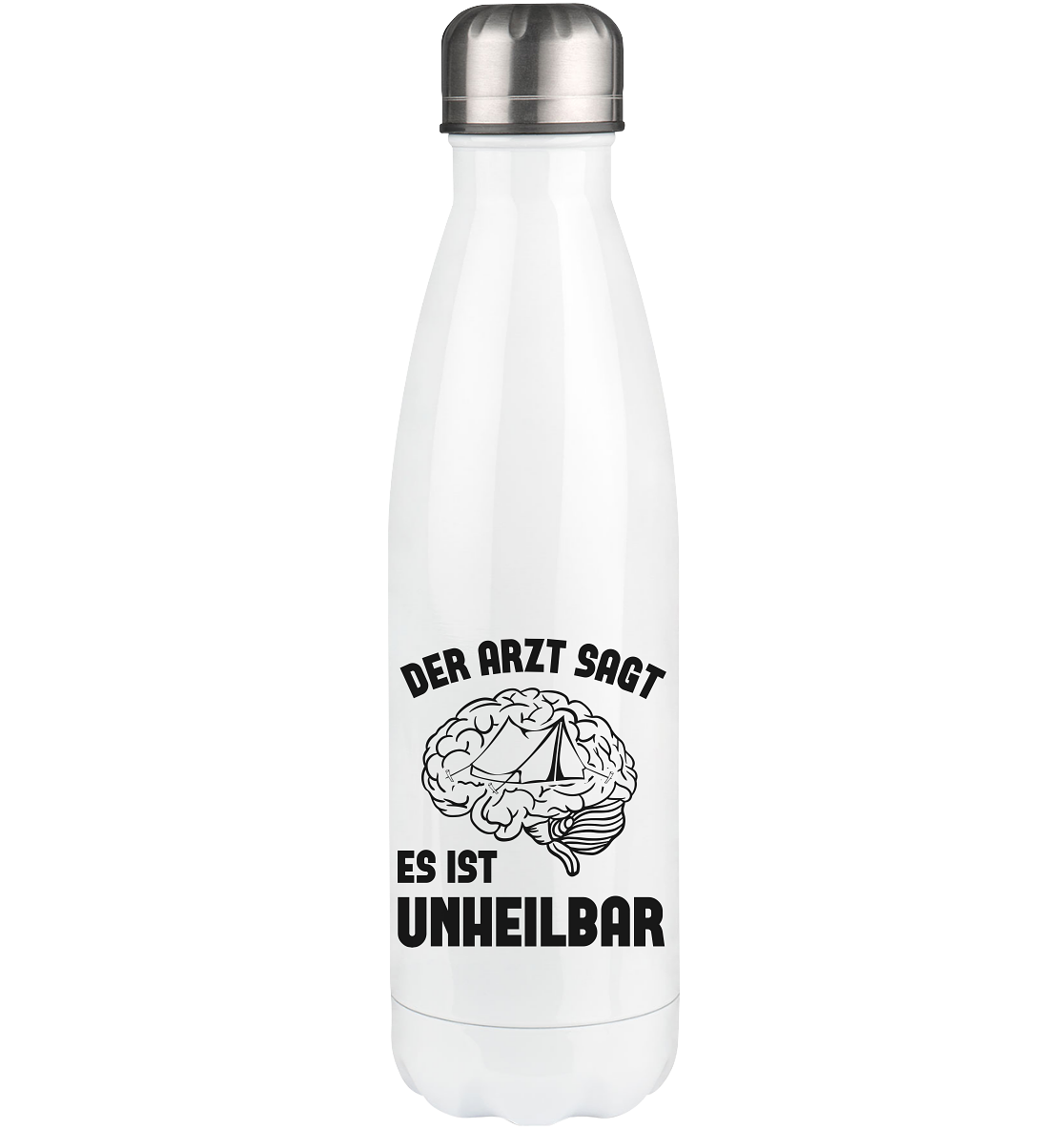 Der Arzt Sagt Es Ist Unheilbar 1 - Edelstahl Thermosflasche camping UONP 500ml