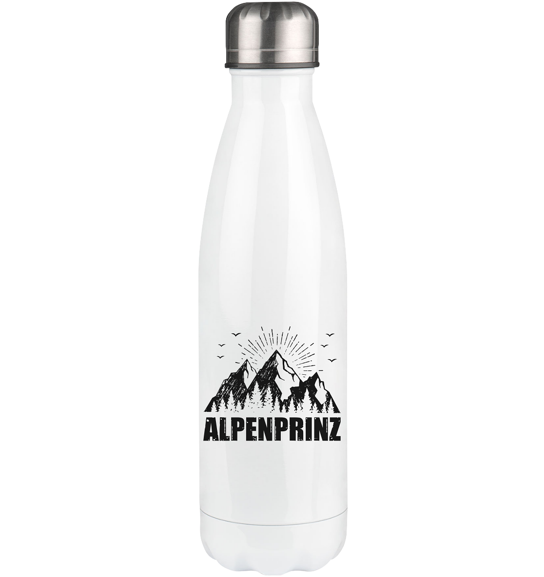 Alpenprinz - Edelstahl Thermosflasche berge 500ml