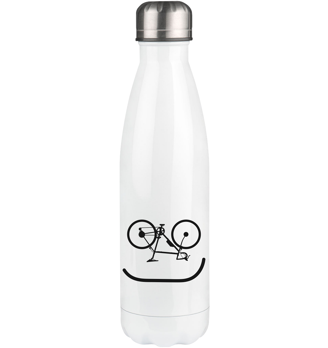 Fahrrad Emoji -Edelstahl Thermosflasche 500ml