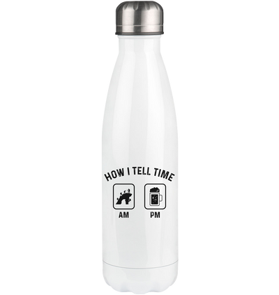 How I Tell Time Am Pm - Edelstahl Thermosflasche klettern 500ml