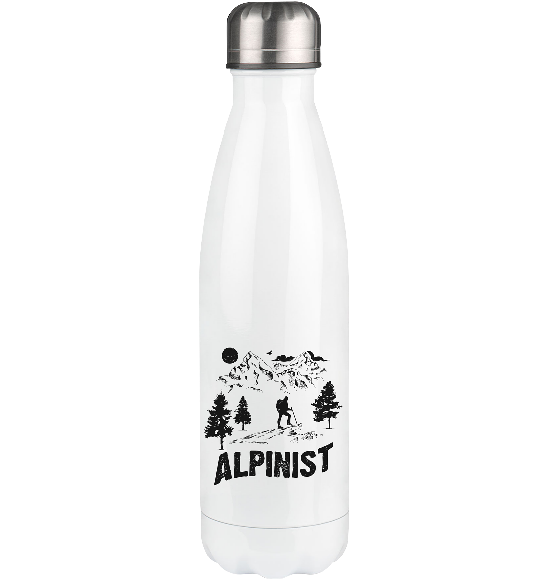 Alpinist. - Edelstahl Thermosflasche berge wandern 500ml