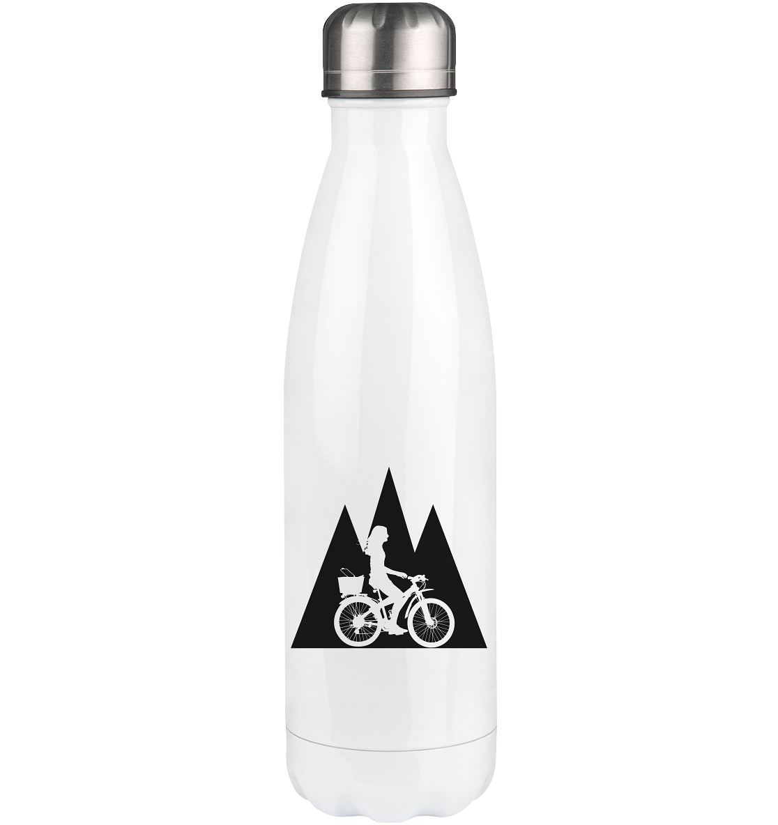 Triangle Mountain and Cycling - Edelstahl Thermosflasche fahrrad 500ml