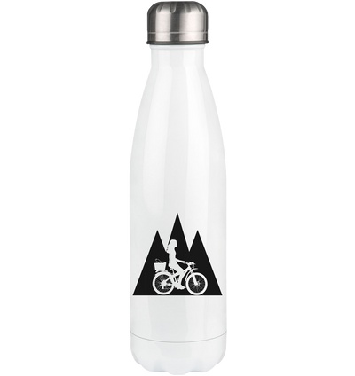 Triangle Mountain and Cycling - Edelstahl Thermosflasche fahrrad 500ml