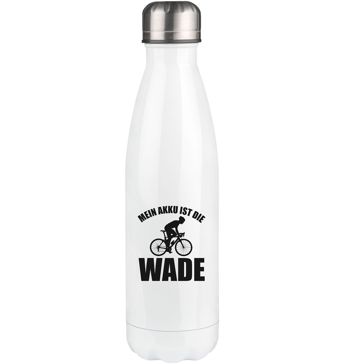 Mein Akku Ist Die Wade 2 - Edelstahl Thermosflasche fahrrad 500ml