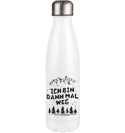 Bin dann mal weg - Edelstahl Thermosflasche wandern 500ml