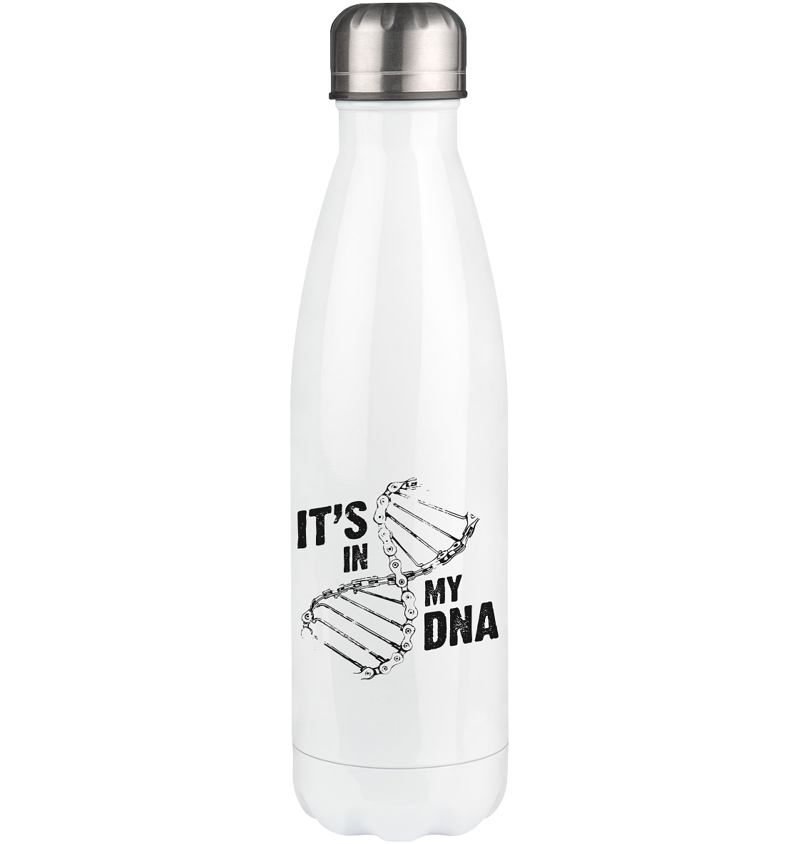 Its in my DNA - Edelstahl Thermosflasche fahrrad mountainbike 500ml