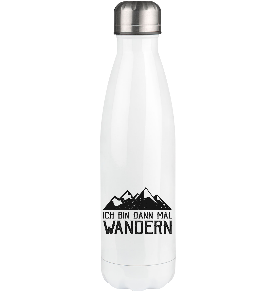 Ich bin dann mal wandern - Edelstahl Thermosflasche wandern 500ml