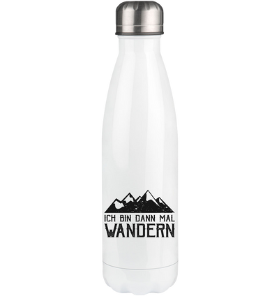 Ich bin dann mal wandern - Edelstahl Thermosflasche wandern 500ml