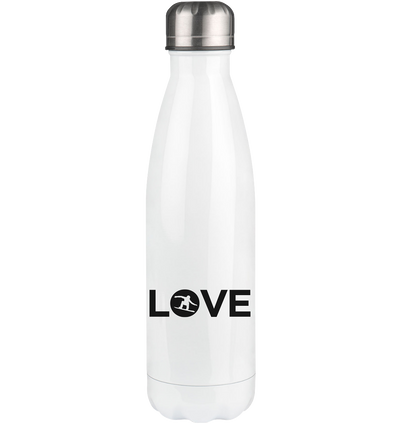 LOVE Snowboarder - Edelstahl Thermosflasche snowboarden 500ml