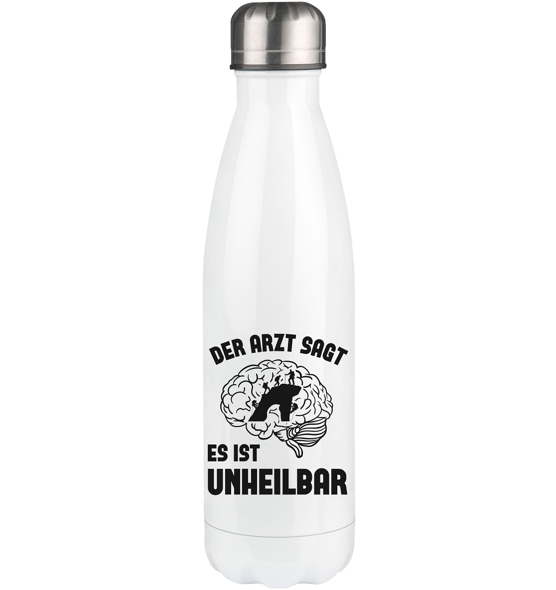 Der Arzt Sagt Es Ist Unheilbar - Edelstahl Thermosflasche klettern 500ml