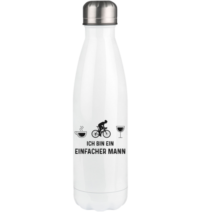 Ich Bin Ein Einfacher Mann 1 - Edelstahl Thermosflasche fahrrad 500ml