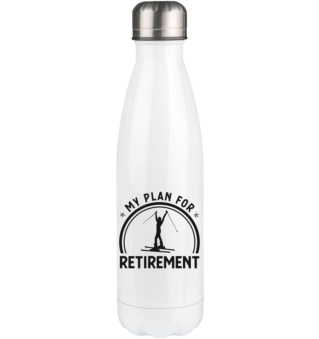 My Plan For Retirement 1 - Edelstahl Thermosflasche klettern ski 500ml