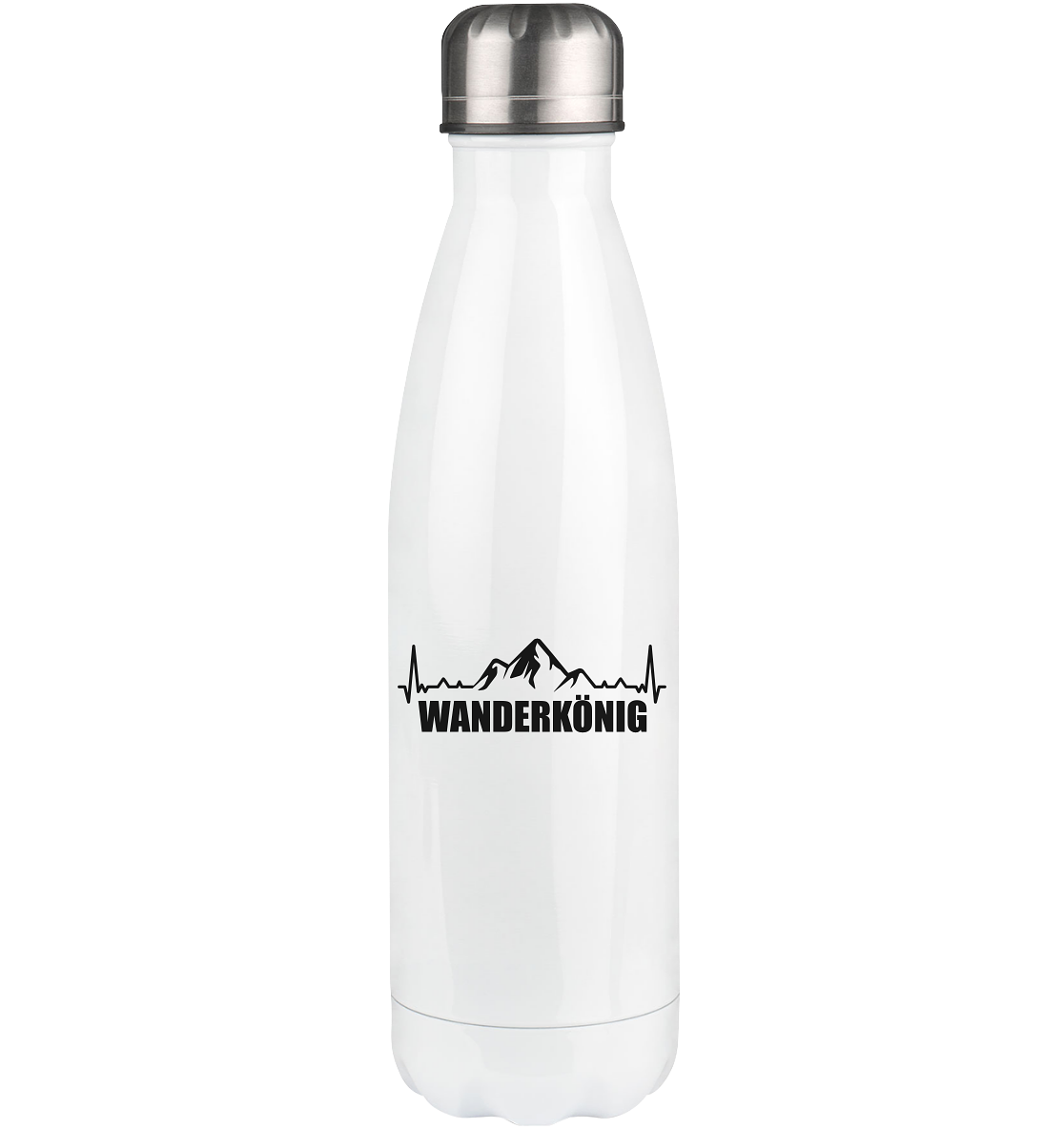 Wanderkonig 1 - Edelstahl Thermosflasche berge 500ml