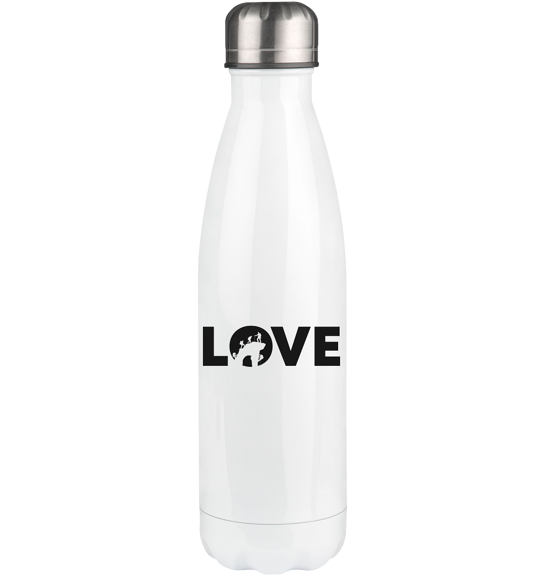 Love - Edelstahl Thermosflasche klettern 500ml