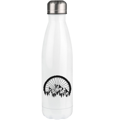 Mountainbike Geometrisch - Edelstahl Thermosflasche mountainbike 500ml