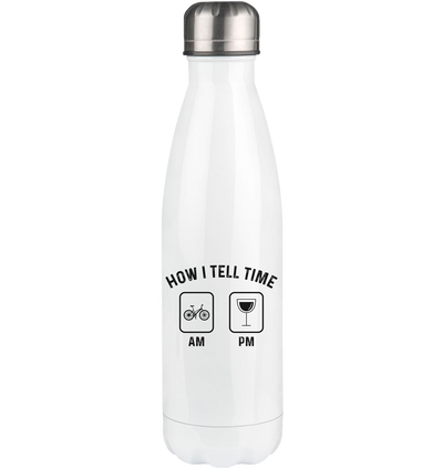 How I Tell Time Am Pm - Edelstahl Thermosflasche fahrrad 500ml