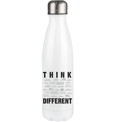 Think Different - Edelstahl Thermosflasche fahrrad 500ml