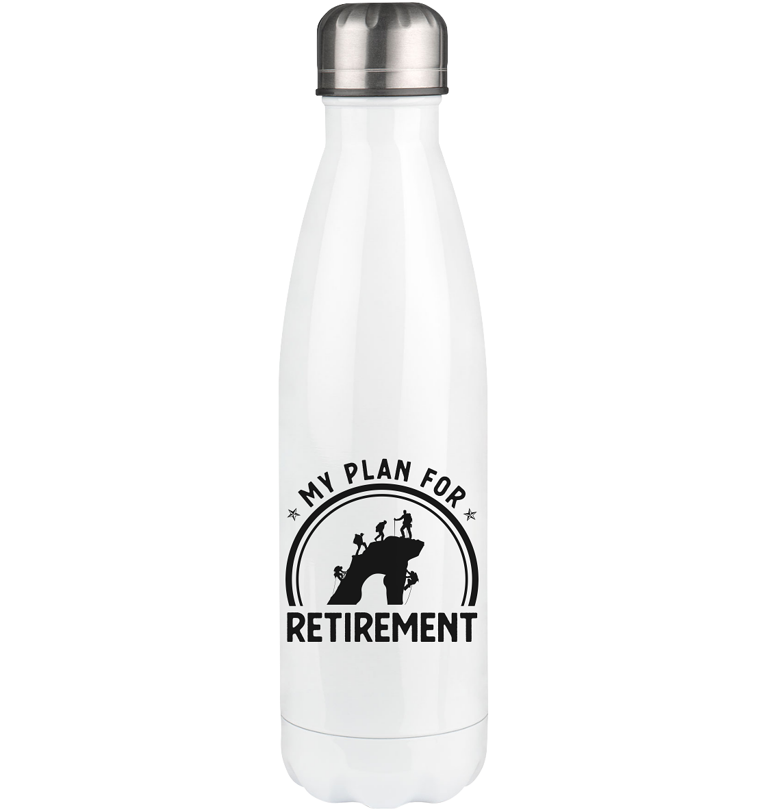 My Plan For Retirement - Edelstahl Thermosflasche klettern 500ml